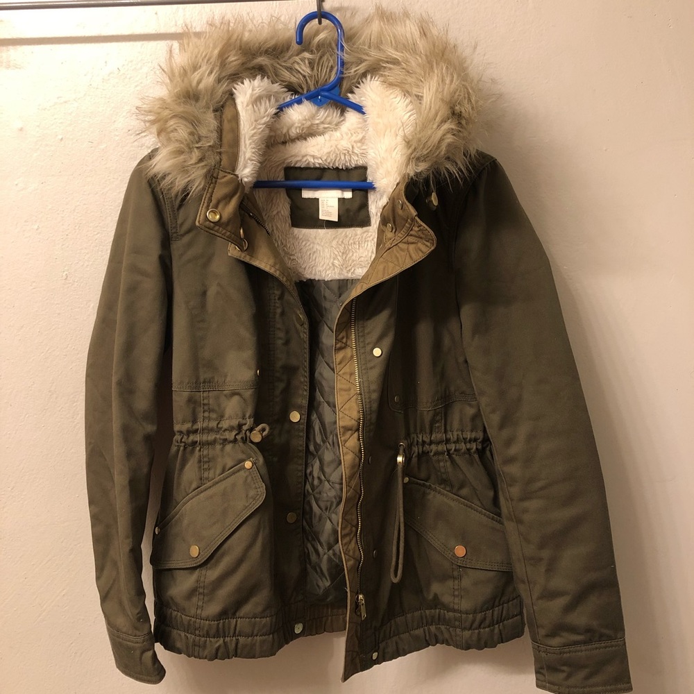 H&M Army Green Parka